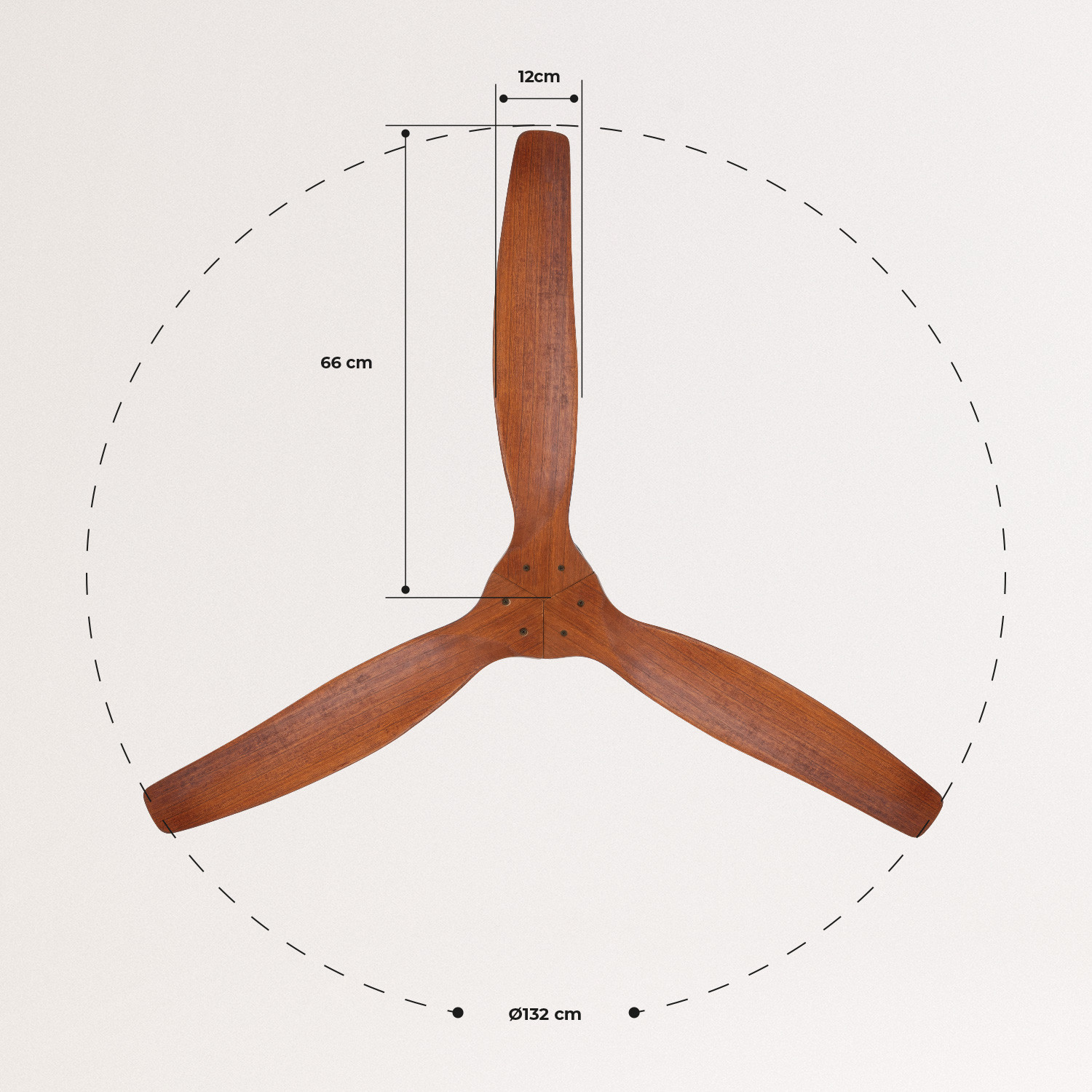 AIRCALM DC - Ultraschall-Deckenventilator mit Winter - Sommer