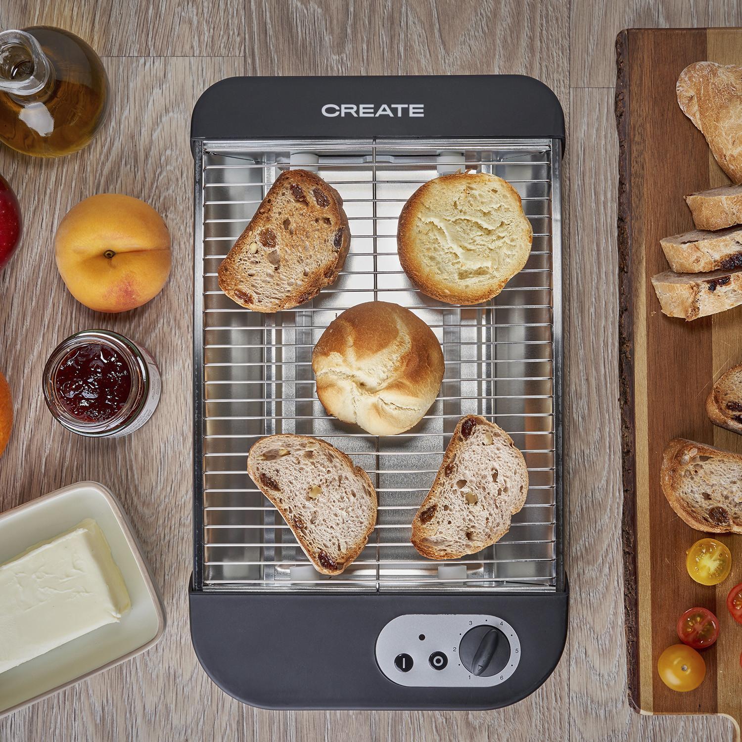 TOAST FLAT CLASSIC Horizontaler Toaster Create Ikohs