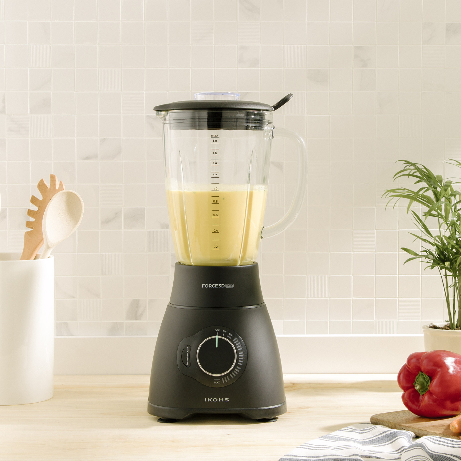 BLENDER FORCE 3D Batidora de Jarra Estilo Americano 1500W Create Ikohs