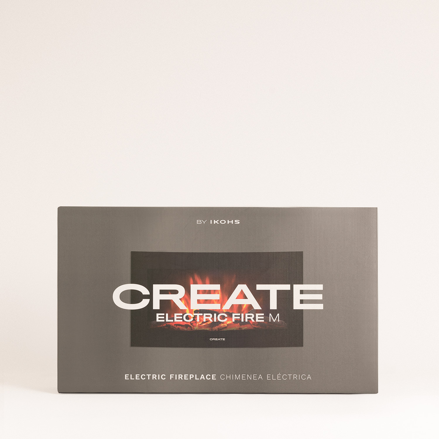 ELECTRIC FIRE M - Chimenea Eléctrica de pantalla curva de 28'' - Create