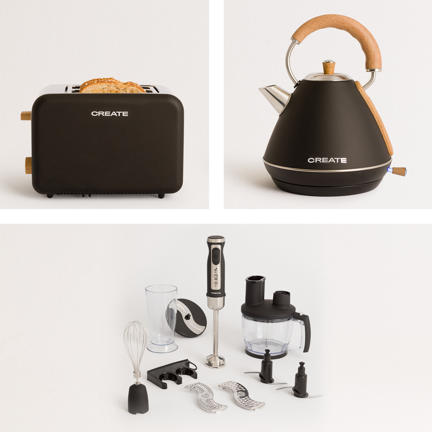 PACK TOAST RETRO Grillepain + KETTLE RETRO Bouilloire + FULLMIX