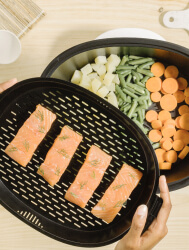 Cesta para cocinar al vapor