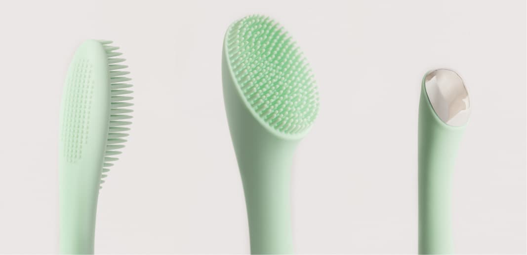 Electric dental and facial brush