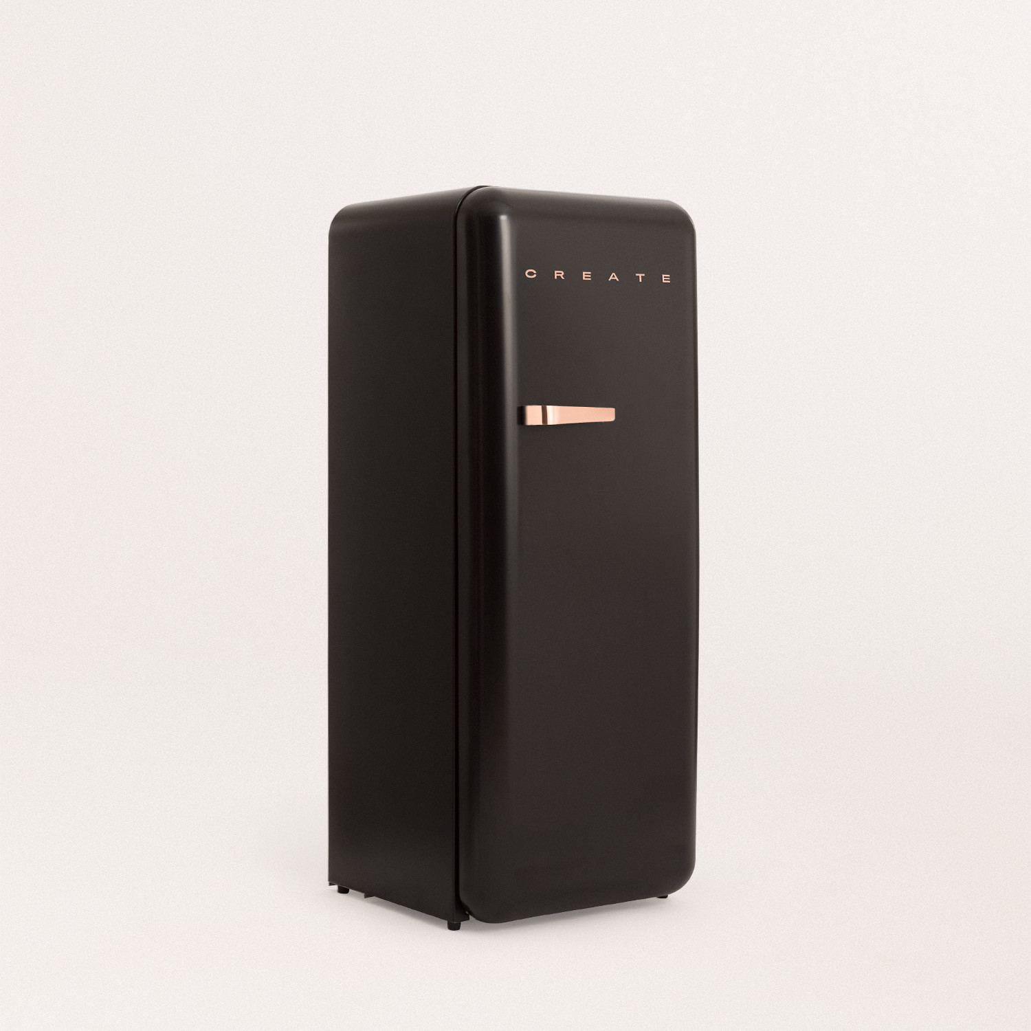 RETRO FRIDGE 150 ROSE GOLD Fridge Create Ikohs