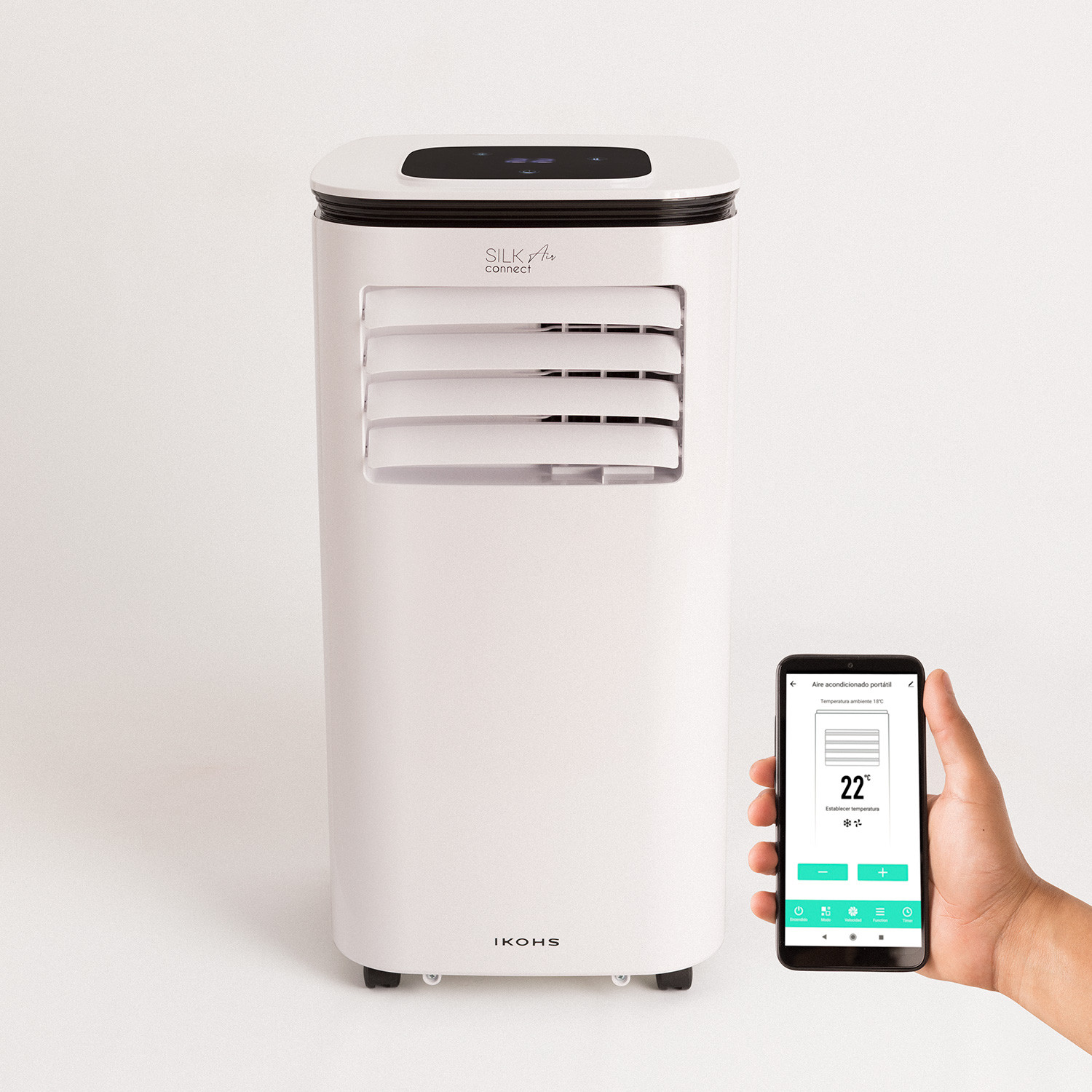 SILKAIR CONNECT Portable Air Conditioner 3 in 1 WiFi 9000 BTU