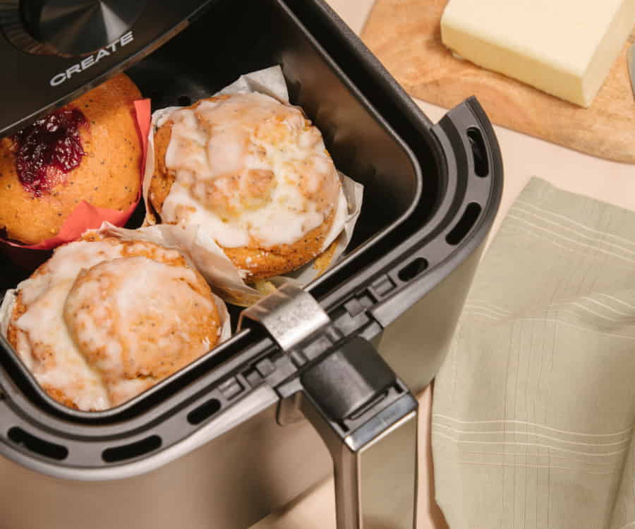 Fryer and oven